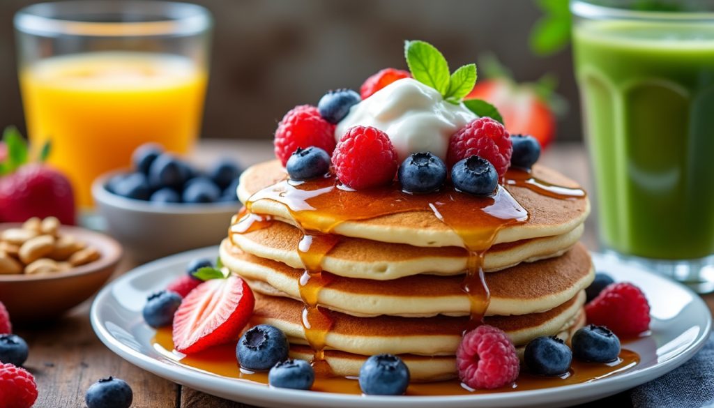 découvrez notre guide complet pour réaliser des pancakes protéinés moelleux et savoureux. idéal pour un petit-déjeuner sain, rapide et gourmand qui booste votre énergie dès le matin !
