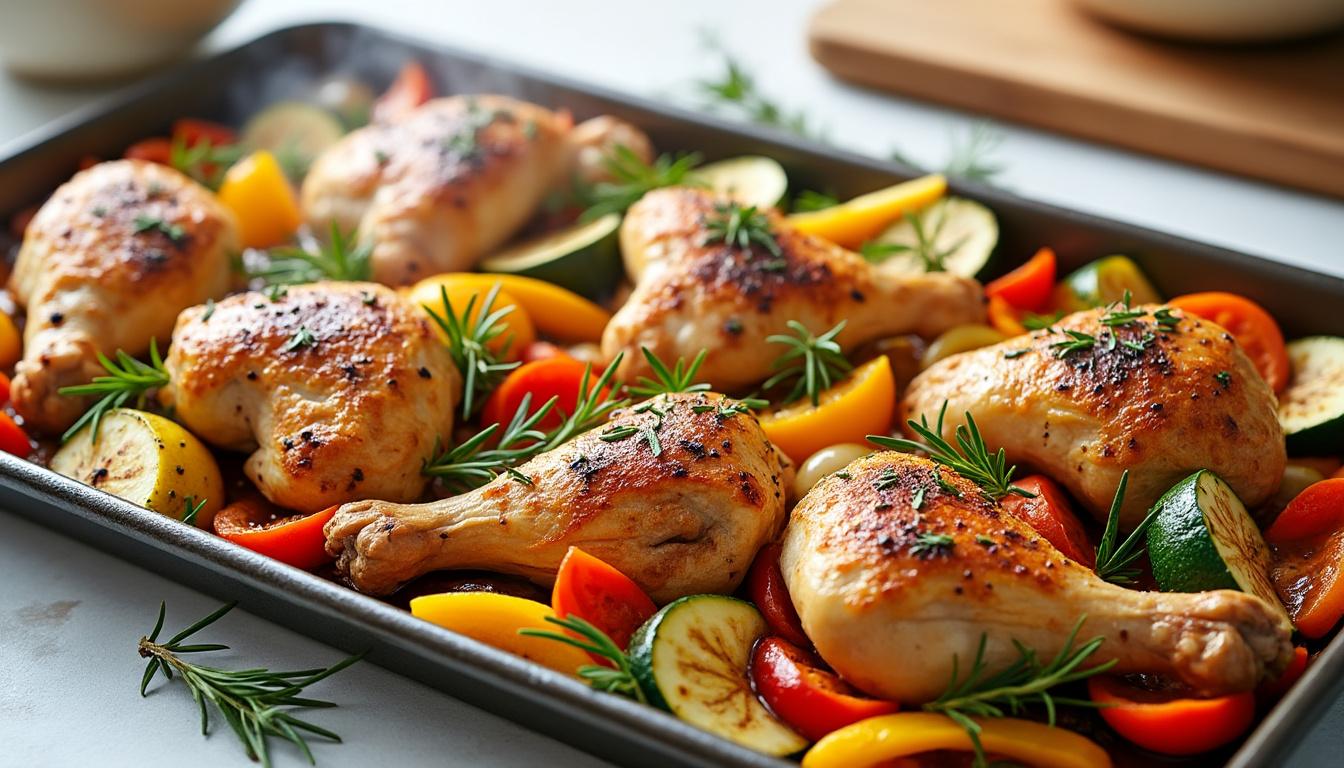 découvrez comment préparer un délicieux poulet au four avec des légumes, grâce à notre guide complet. astuces, ingrédients et étapes détaillées pour un plat familial sain, savoureux et équilibré.